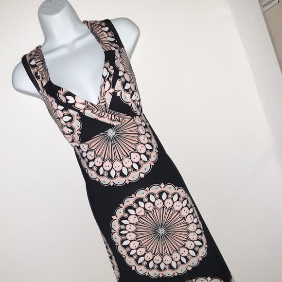 INC Maxi Dress *Resort Wear, Subtle Metal Studs, Pull-Over, Surplus Wrap, XL - Picture 5 of 6